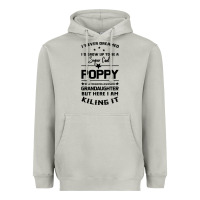 Moon Dust Super Cool Poppy Of A Freaking Awesome Granddaugh Heavyweight Hoodie - Bettercallsaul