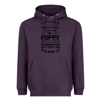 Plum Super Cool Poppy Of A Freaking Awesome Granddaugh Heavyweight Hoodie - Bettercallsaul