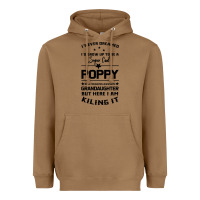 Toasted Coconut Super Cool Poppy Of A Freaking Awesome Granddaugh Heavyweight Hoodie - Bettercallsaul