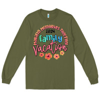 Army Green making memories together family vacation 2024 Long Sleeve Tee - MaliasSmallBusiness