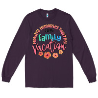 Plum making memories together family vacation 2024 Long Sleeve Tee - MaliasSmallBusiness