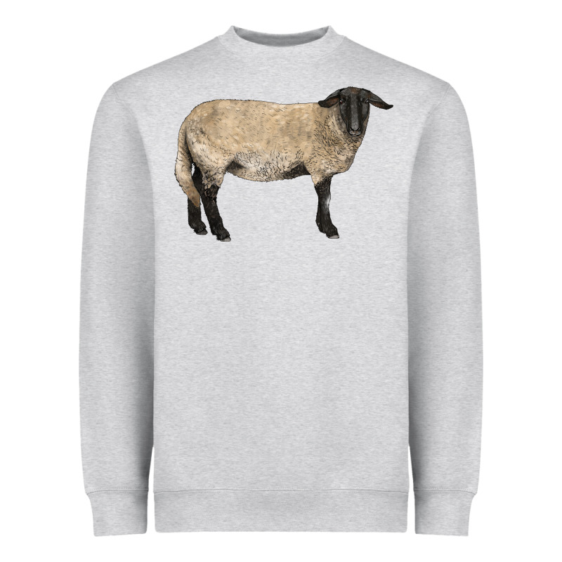 Suffolk Sheep Heavyweight Sweatshirt by LillyAllenDesigns | Teevron