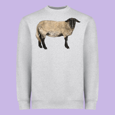 Suffolk Sheep Heavyweight Sweatshirt Designed By Lillyallendesigns