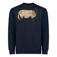 Navy Suffolk Sheep Heavyweight Sweatshirt - LillyAllenDesigns