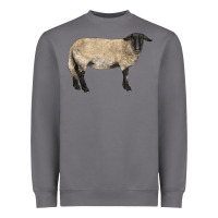 Storm Suffolk Sheep Heavyweight Sweatshirt - LillyAllenDesigns