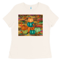 Bone pumpkin Ladies Tee - RanaPortraitStore