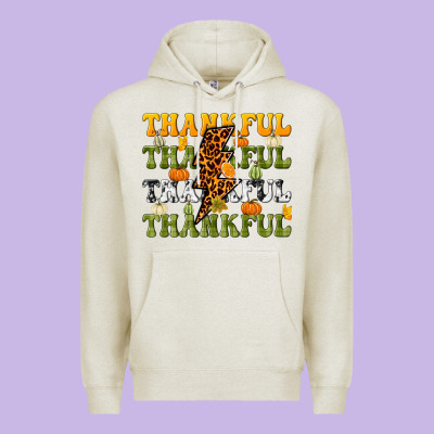 Thankful Thankful Thankful Premium Hoodie Designed By Nancycooperartshop