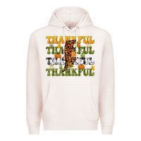 Pale Pink Thankful Thankful Thankful Premium Hoodie - NancyCooperArtShop