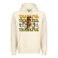 Sandshell Thankful Thankful Thankful Premium Hoodie - NancyCooperArtShop