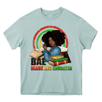 Arona Bae black and educated Heavy Core Tee - Zillion Design Studio