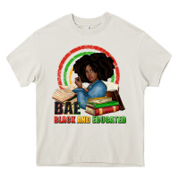 Bae Black And Educated Heavy Core Tee | Teevron
