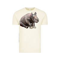 Vintage Arctic Baby Rhino Illustrations Vintage Tee - LillyAllenDesigns