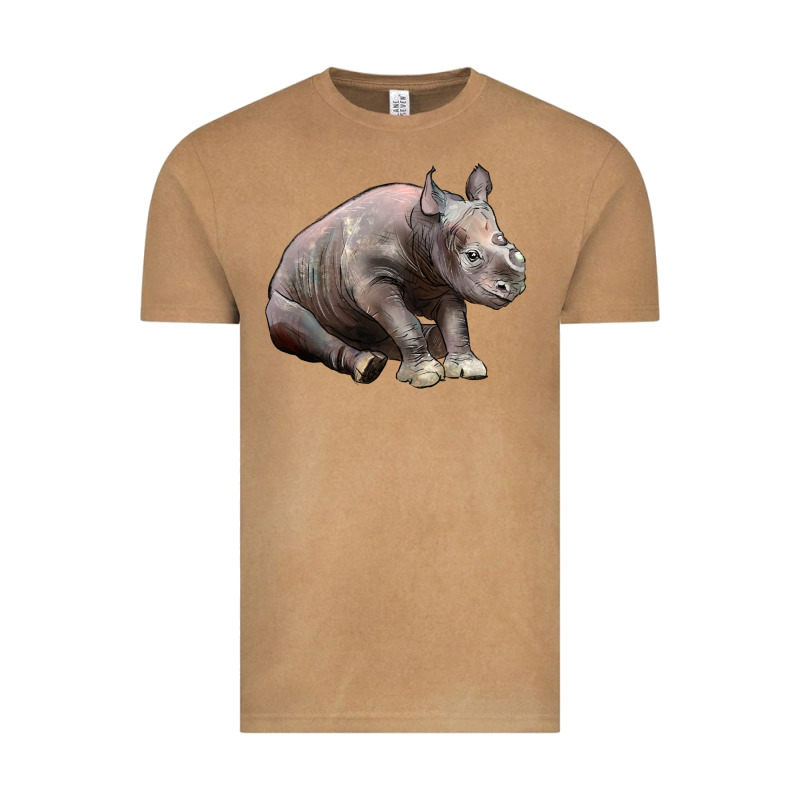 Baby Rhino Illustrations Vintage Tee by LillyAllenDesigns | Teevron