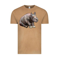 Vintage Camel Baby Rhino Illustrations Vintage Tee - LillyAllenDesigns