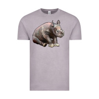 Vintage Zinc Baby Rhino Illustrations Vintage Tee - LillyAllenDesigns