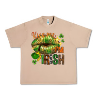 Burro kiss me im irish with lip Urban Heavy Tee - NancyCooperArtShop