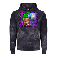 Cloud Black highland cow halloween Vintage Hoodie - JahusDesignShop