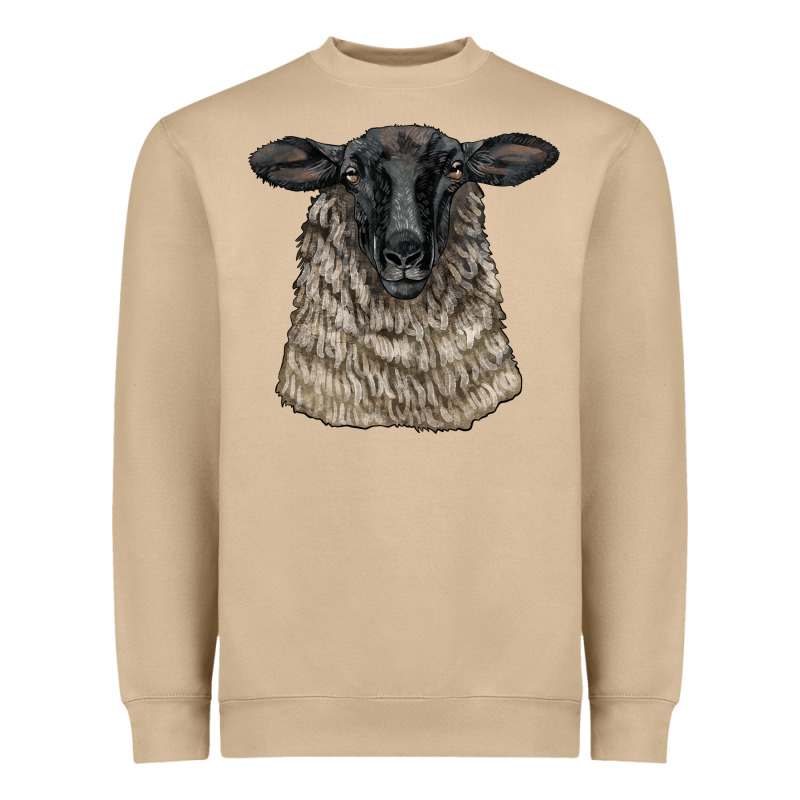 Suffolk Sheep Head Heavyweight Sweatshirt by LillyAllenDesigns | Teevron