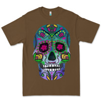 Cacao sugar skull Premium Tee - FaDigitalArtStudio