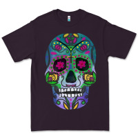 Plum sugar skull Premium Tee - FaDigitalArtStudio
