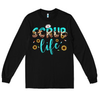 Black scrub life Long Sleeve Tee - JahusDesignShop