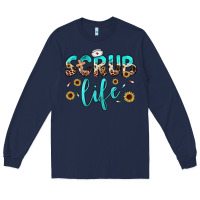 Navy scrub life Long Sleeve Tee - JahusDesignShop