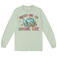 Matcha books are my social life Long Sleeve Tee - MaliasSmallBusiness
