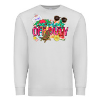 Dove Grey Lunch lady off duty Premium Sweatshirt - NancyCooperArtShop