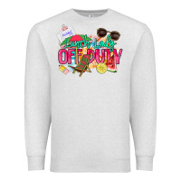 Oatmeal Heather Lunch lady off duty Premium Sweatshirt - NancyCooperArtShop