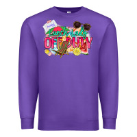 Purple Lunch lady off duty Premium Sweatshirt - NancyCooperArtShop