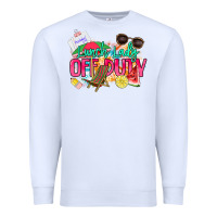 White Lunch lady off duty Premium Sweatshirt - NancyCooperArtShop
