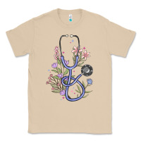 Mushroom floral stethoscope Classic Tee - MaliasSmallBusiness
