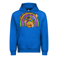 Cobalt mardi gras rainbow Urban Hoodie - OliviaCreatesArt