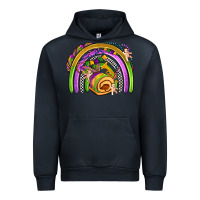 Navy mardi gras rainbow Urban Hoodie - OliviaCreatesArt