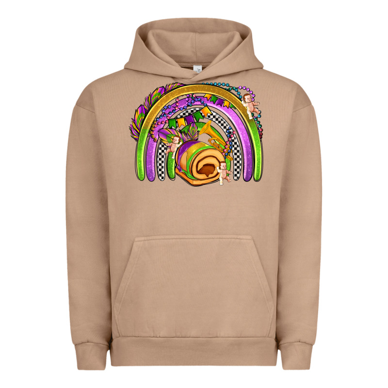 Mardi Gras Rainbow Urban Hoodie by OliviaCreatesArt | Teevron