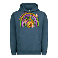 Pigment Midnight Navy mardi gras rainbow Urban Hoodie - OliviaCreatesArt