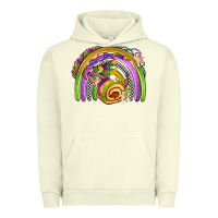 Pigment Pistachio mardi gras rainbow Urban Hoodie - OliviaCreatesArt
