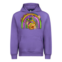 Tulip mardi gras rainbow Urban Hoodie - OliviaCreatesArt