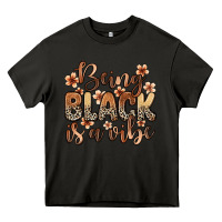 Asphalt Being black is a vibe Heavy Core Tee - Zillion Design Studio