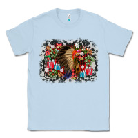 Dusty Blue indian hat christmas Classic Tee - AdoDesignShop