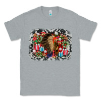 Heather Grey indian hat christmas Classic Tee - AdoDesignShop