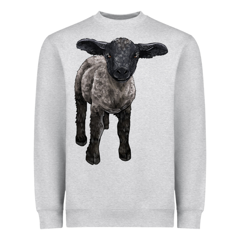 Suffolk Baby Sheep Heavyweight Sweatshirt by LillyAllenDesigns | Teevron