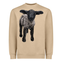 Mushroom suffolk baby sheep Heavyweight Sweatshirt - LillyAllenDesigns