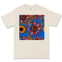 Bone usa sunflowers seamless pattern Premium Tee - HRA Design Shop