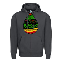 Smoke teardrop african pattern Zipper Hoodie - BundleAndBundleShop