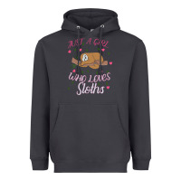 Smoke Just A Girl Who Lowes Sloths Heavyweight Hoodie - Bettercallsaul
