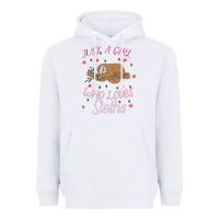White Just A Girl Who Lowes Sloths Heavyweight Hoodie - Bettercallsaul
