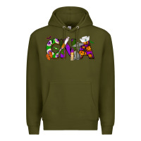 Army Green Halloween CNA Certified Nursing Assistant Premium Hoodie - NancyCooperArtShop