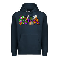 Navy Halloween CNA Certified Nursing Assistant Premium Hoodie - NancyCooperArtShop