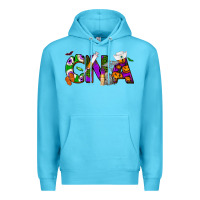 Ocean Blue Halloween CNA Certified Nursing Assistant Premium Hoodie - NancyCooperArtShop